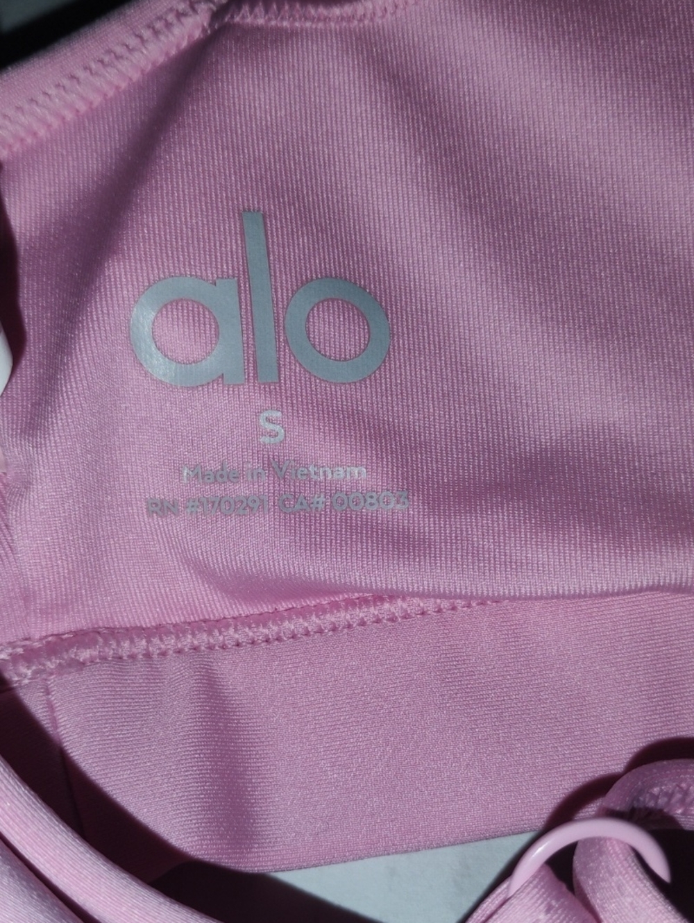 ALO Yoga Airlift Intrigue Bra. Women's size Small. Pink in color. - Picture 4 of 5